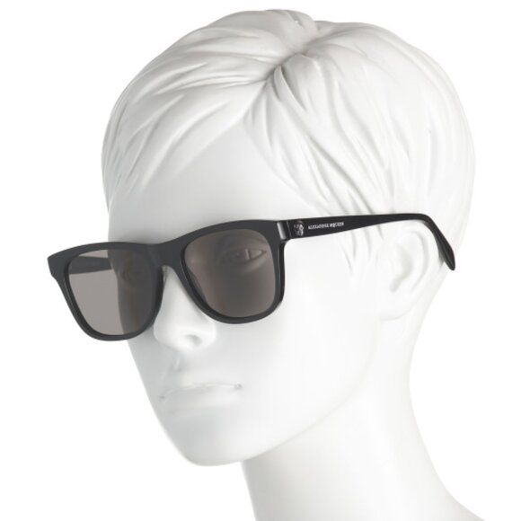 ALEXANDER MCQUEEN 54mm Sunglasses - Black/Grey - Picture 2 of 3